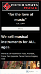Mobile Screenshot of pietersmutsmusic.co.za